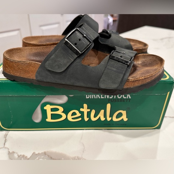 Birkenstock Betula Navy Sandals Women’s 7 Men’s 5 - Picture 7 of 7